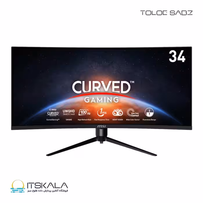 قیمت و خرید مانیتور ام اس آی 34 اینچ مدل MAG342CQPV | ITSKALA