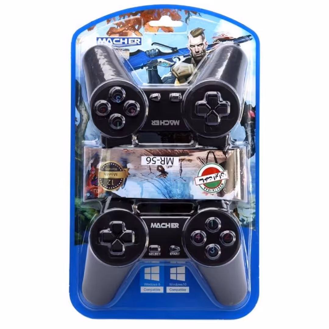 دسته بازی 2 تایی ساده مچر مدل MR-56 بدون شوک

