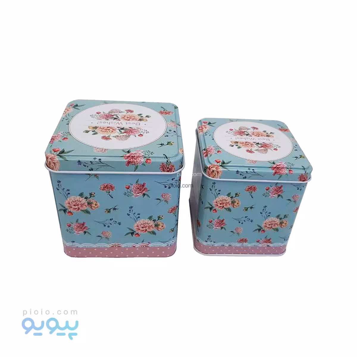 جعبه فلزی فانتزی مکعبی best wishes