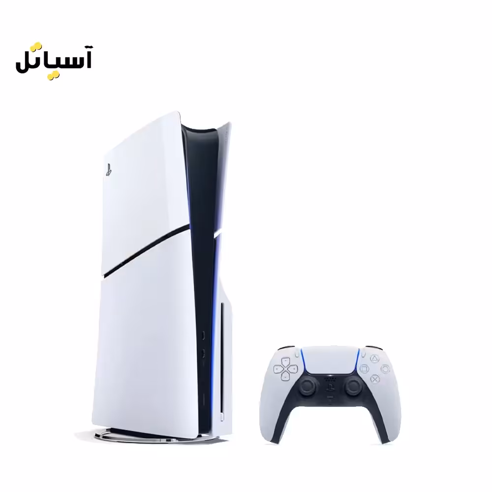 کنسول پلی استیشن PS5 اسلیم دیسک خور اروپا دو دسته با حافظه یک ترابایت