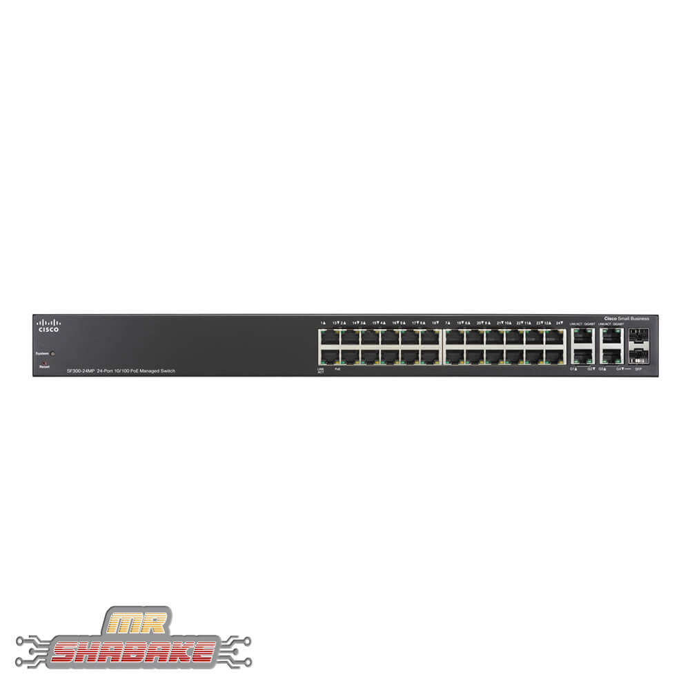 قیمت و خرید سوئیچ سیسکو SF300-24MP | مسترشبکه