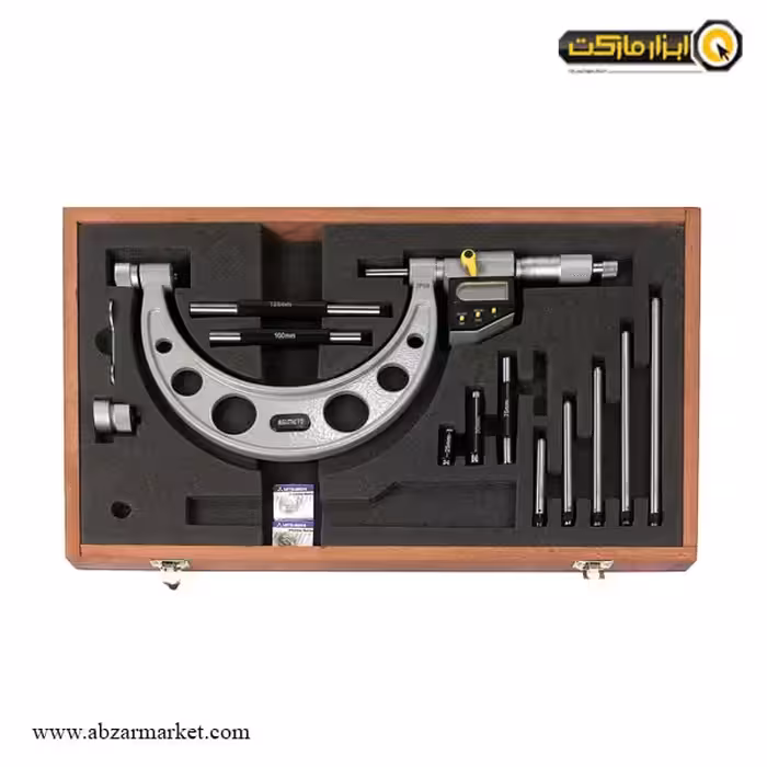 میکرومتر دیجیتال آسیمتو 200-100 خارج سر تعویض شو مدل 6-08-115