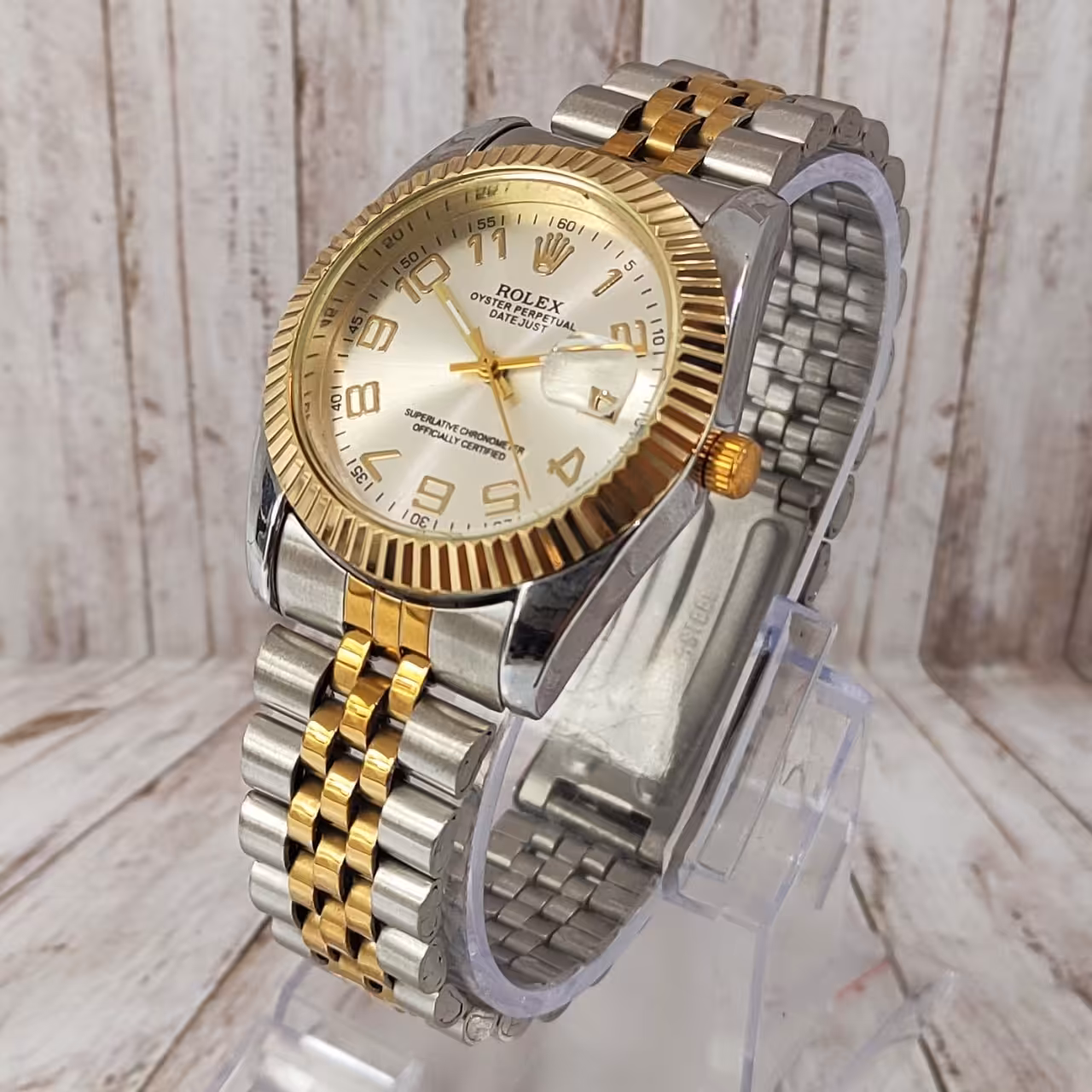  ساعت رولکس عدد فارسی زمینه سفید
*