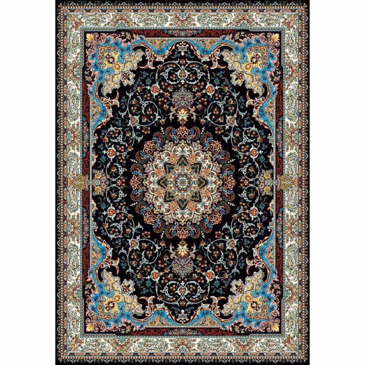 فرش طرح نایین 700شانه 12 متری