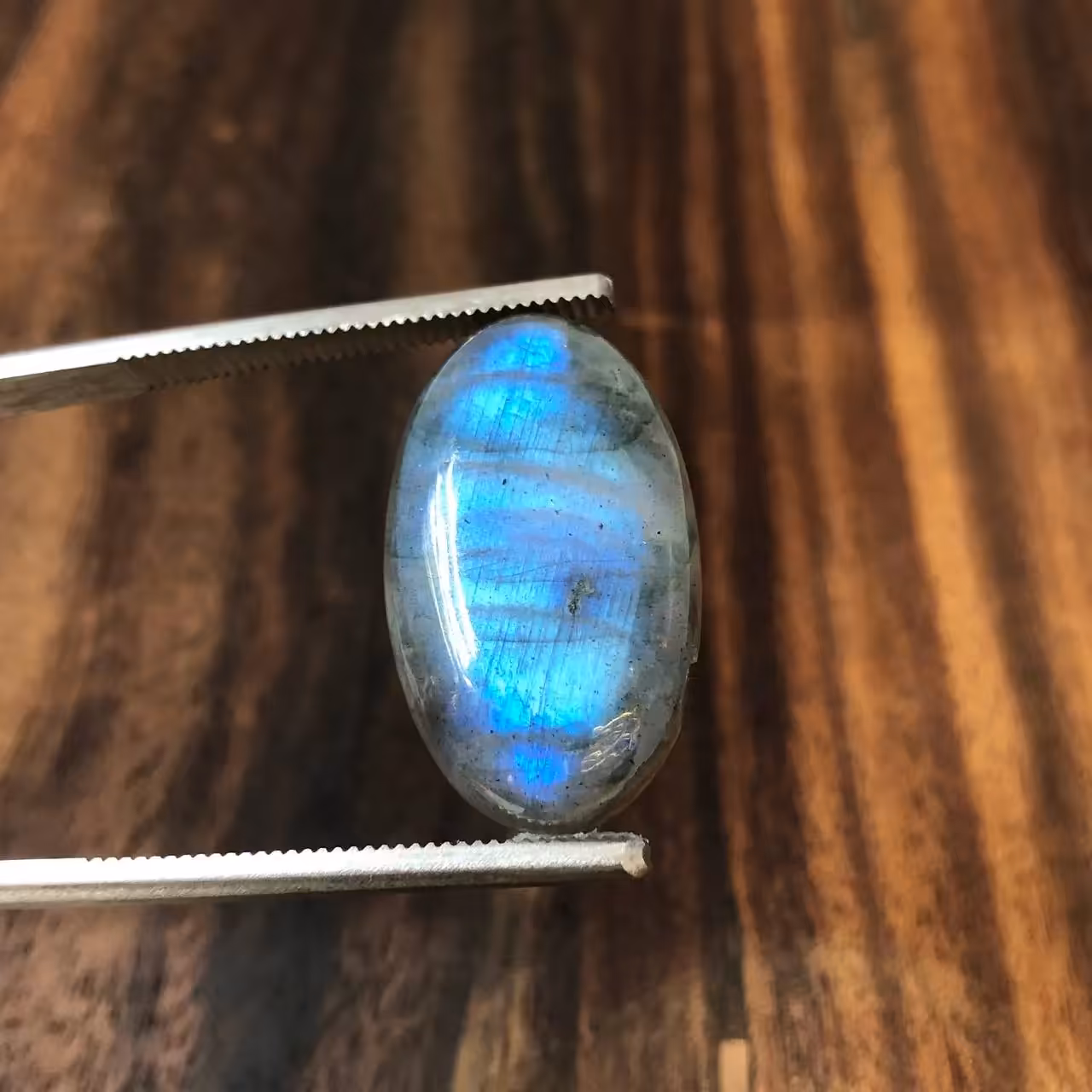 لابرادوریت بیضی آبی 250079