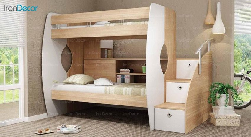 تخت خواب دو طبقه نوجوان مدل H6504