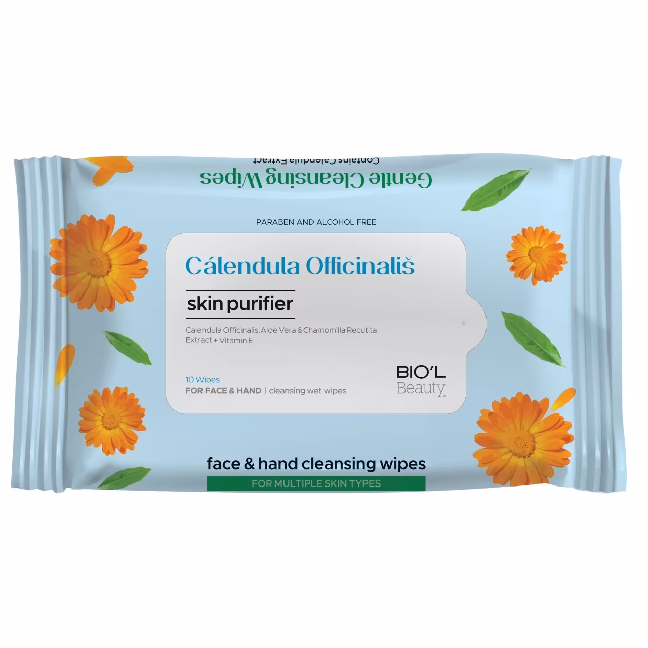 دستمال مرطوب بیول مدل Calendula بسته 10 عددی