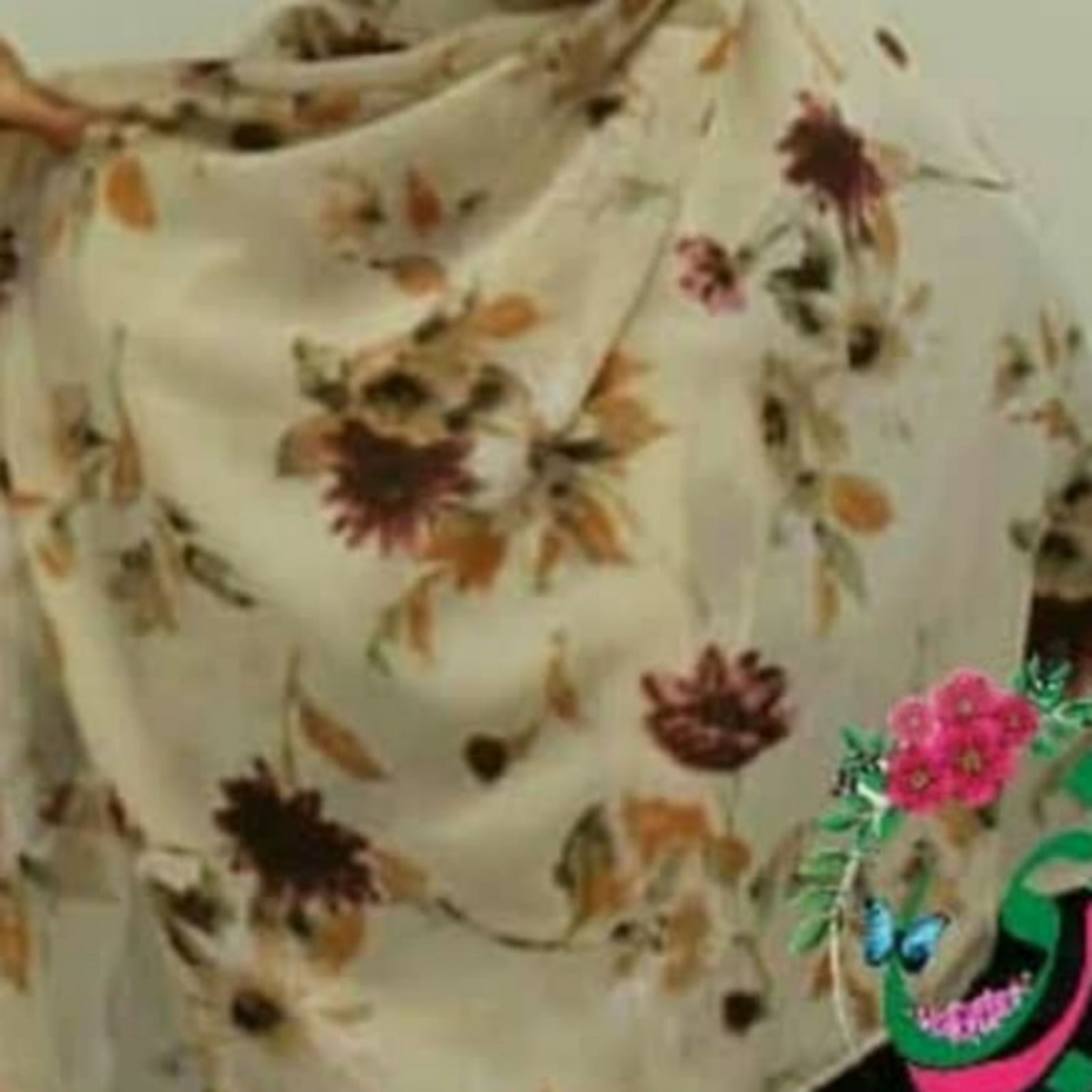 روسری حریر ژرژت اعلاء کد 20
