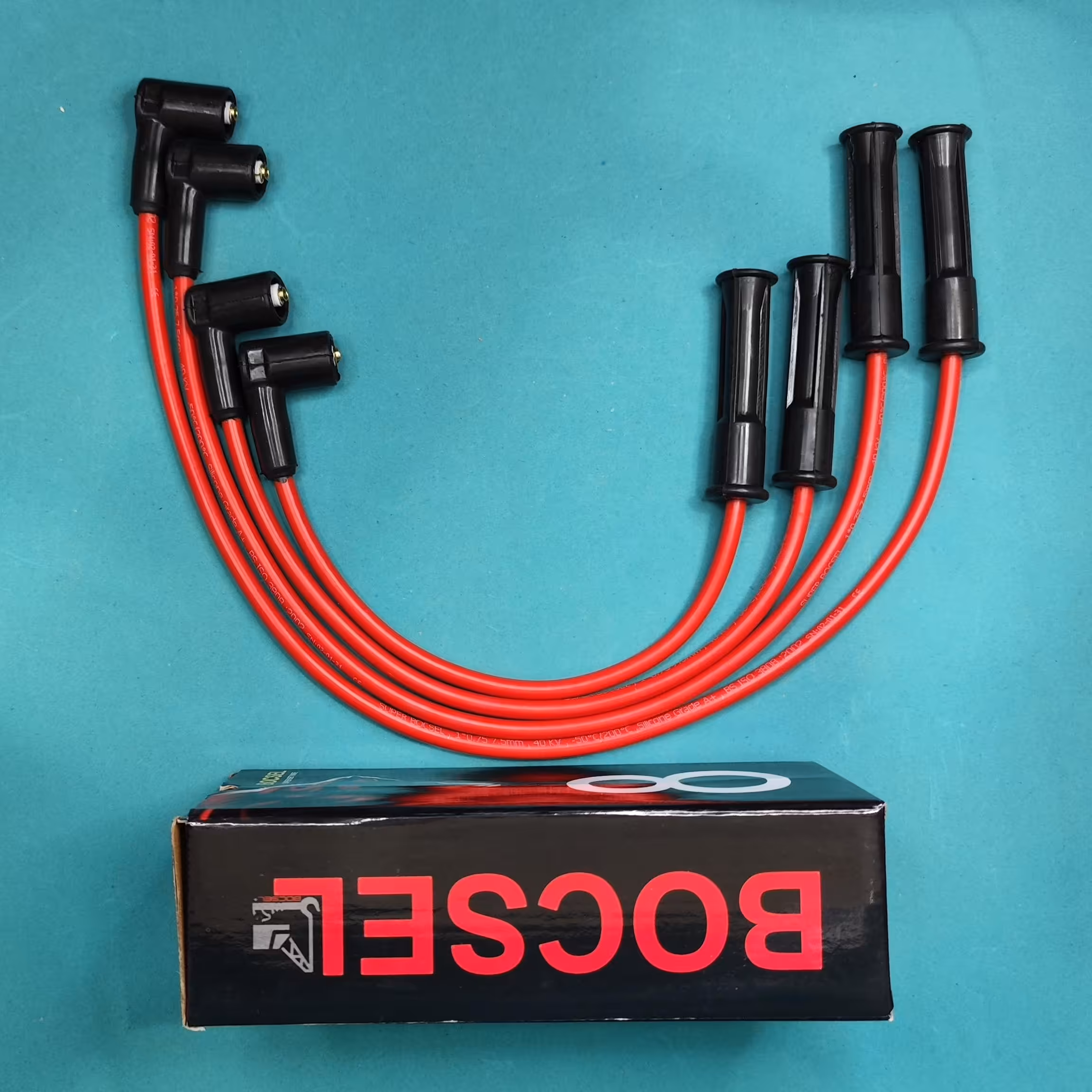 وایر شمع تقویتی پراید ساژم سوپر بکسل مقاومت صفر سرسیم برنجی بافت دار