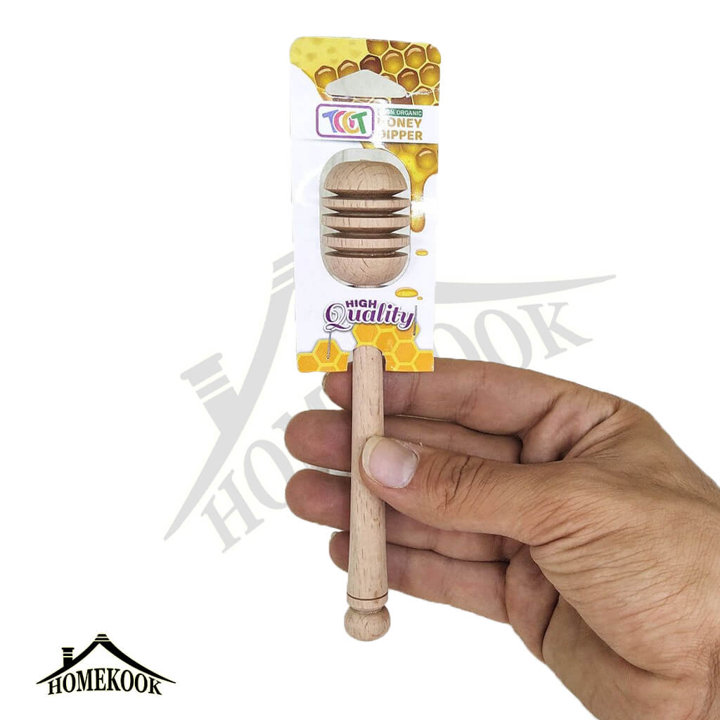 قاشق عسل خوری چوبی
