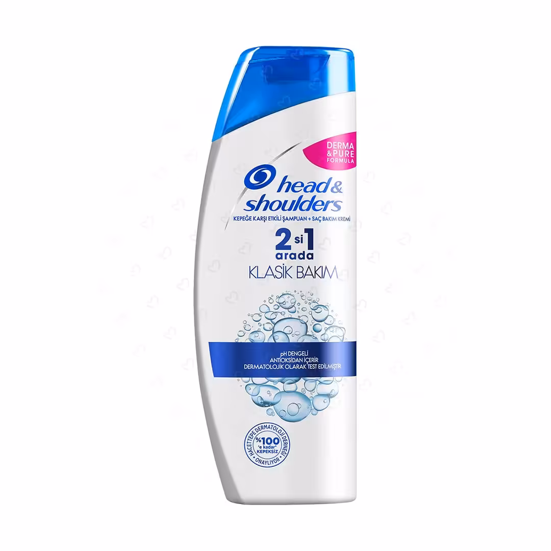 قیمت و خرید شامپو مو هد اند شولدرز مدل klasik bakim 2in1 حجم 400 میلی لیتر ⚡ اصل