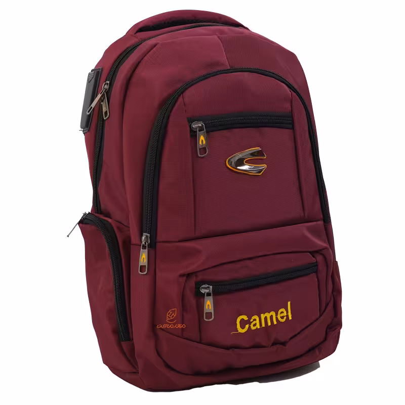 کوله پشتی زرشکی کد 1-940 کمل CAMEL