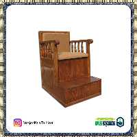 منبر چوبی یک پله و یک نشیمن بزرگ کد 105 (پس کرایه)
