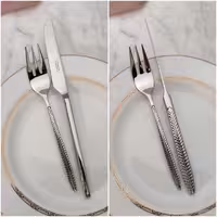 ست 12پارچه کارد وچنگال میوه خوری (3 بعدی) ورسا