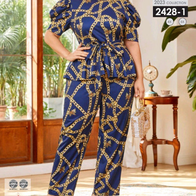 ست بلوز شلوار سایز بزرگ 2428