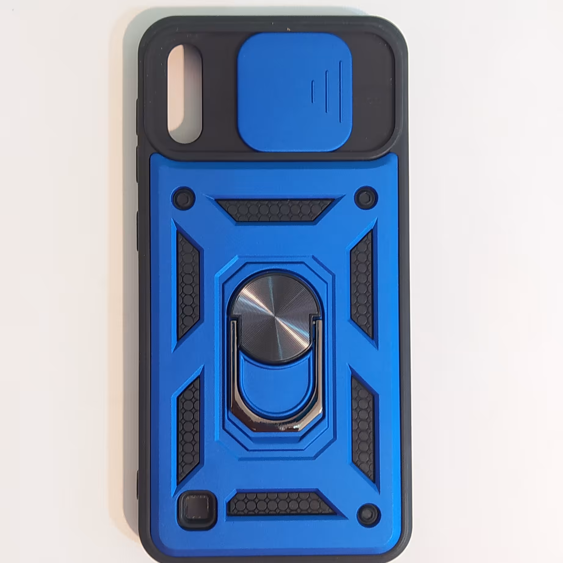 گارد.کاور A10سامسونگ مدل بتمن لنز کشویی رنگ آبی 