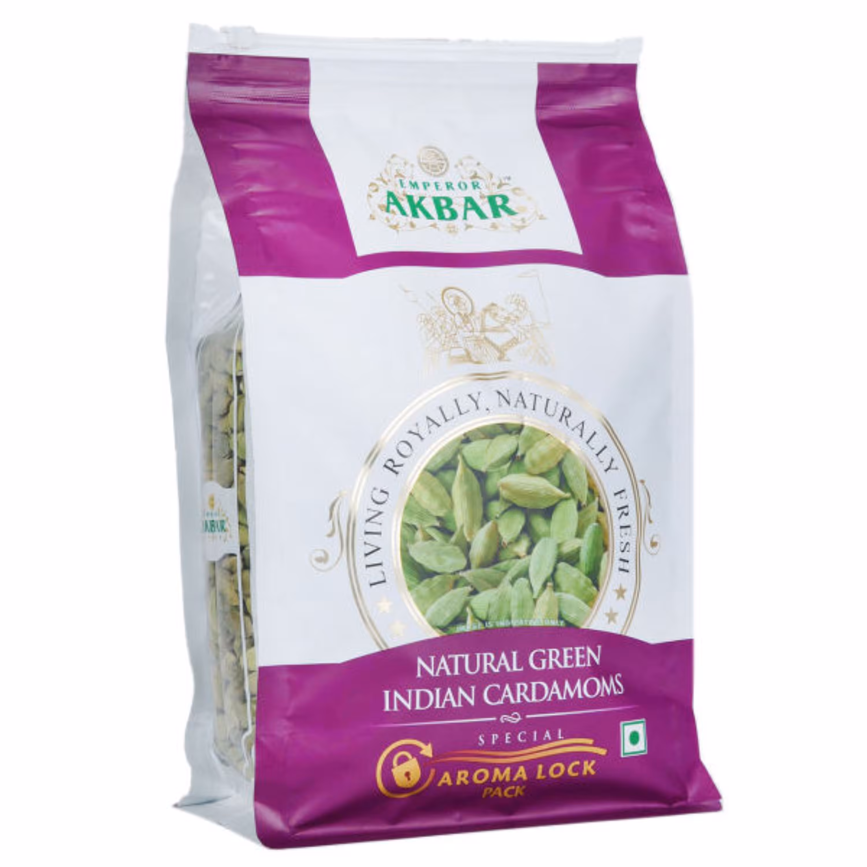 هل سبز اکبر بنفش 100 گرمی اعلاء