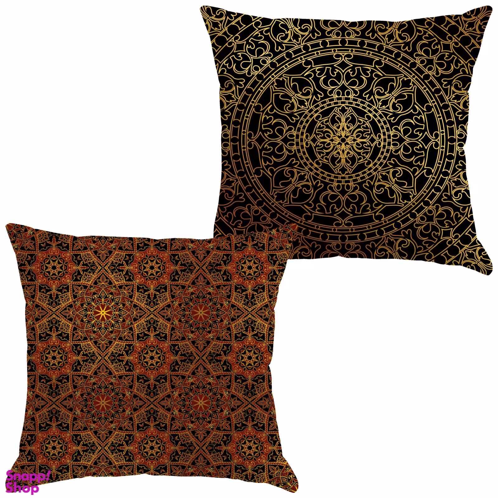 کاور کوسن مدل C21-10073-145 مجموعه 2 عددی چند رنگ سایز 43*43*2 سانتی‌ متر