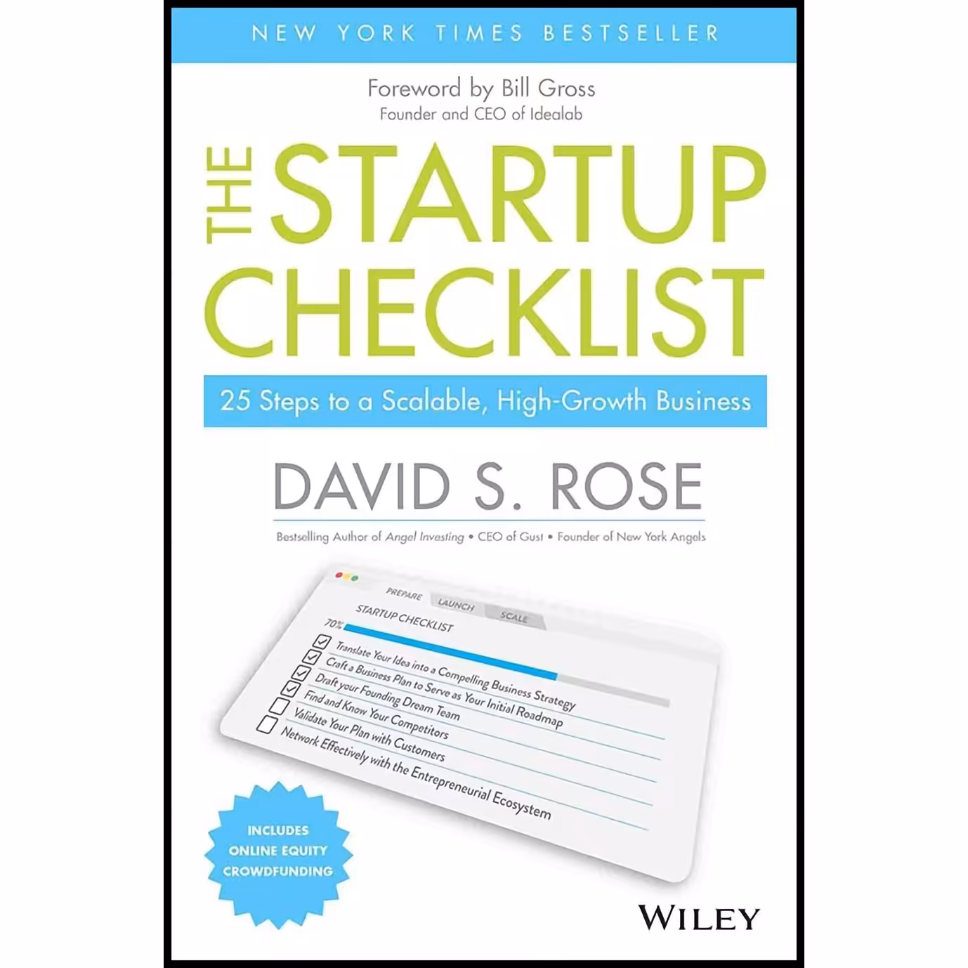 کتاب زبان اصلی The Startup Checklist اثر David S Rose and Bill Gross