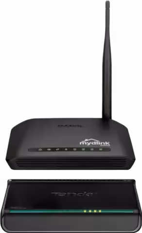 روتر بیسیم D-LINK مدل DIR-600L به همراه مودم روتر TENDA ADSL2 PLUSمدل D810R