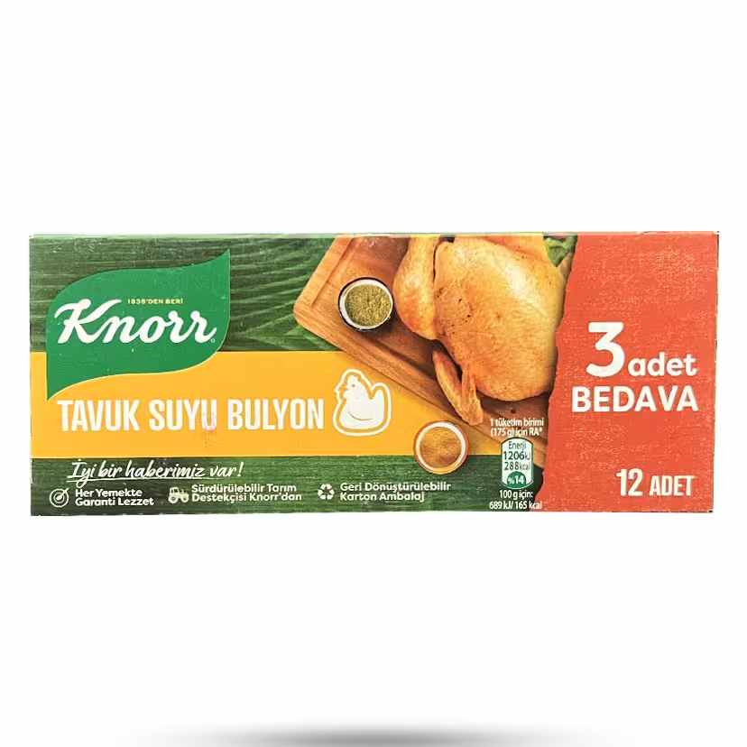 عصاره مرغ Knorr کنور بسته 12 عددی