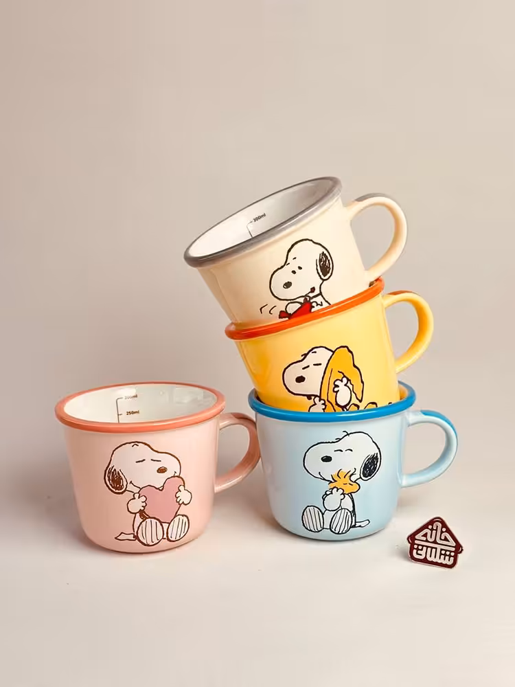 ماگ سرامیکی لبه رنگی اسنوپی کد002224