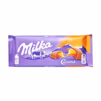 شکلات مغز کاراملی 100 گرم میلکا - milka