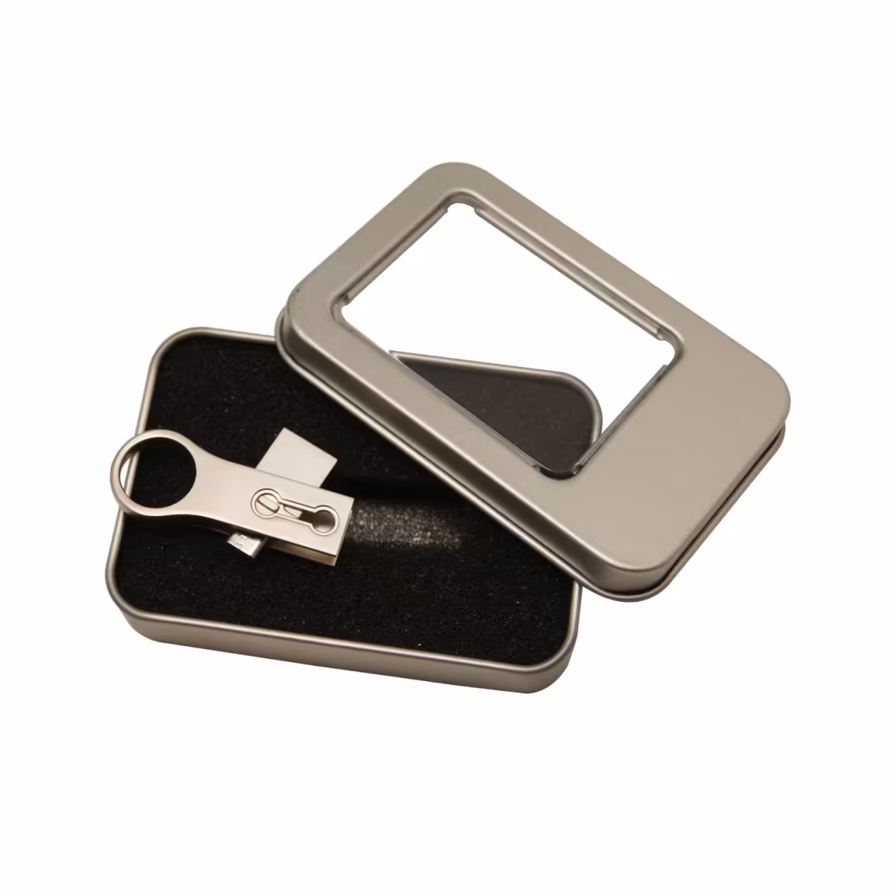 فلش مموری OTG با حلقه جاسوئیچی ظرفیت 8 گیگابایت  جعبه