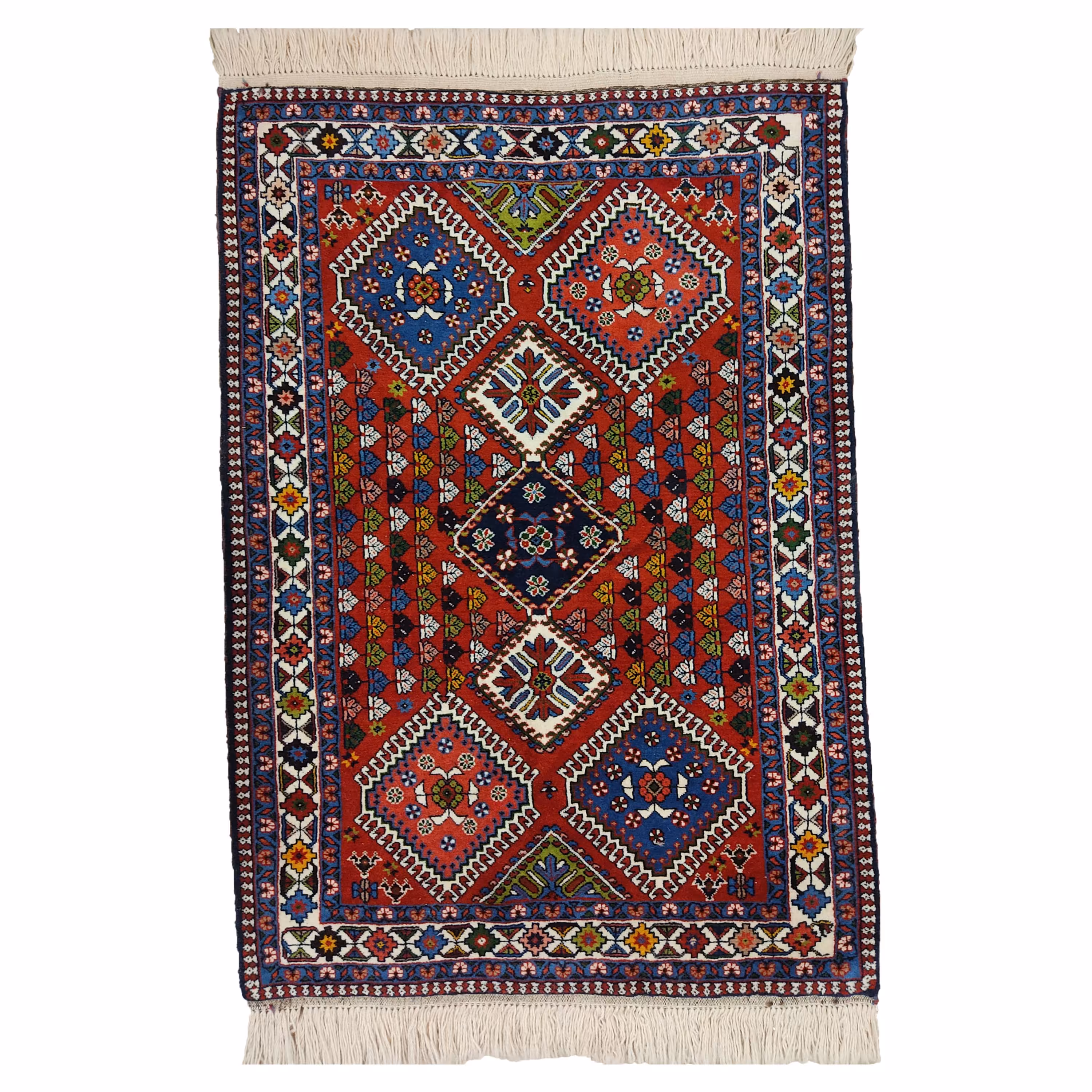 فرش دستبافت یک و نیم متری مدل یلمه کد 335