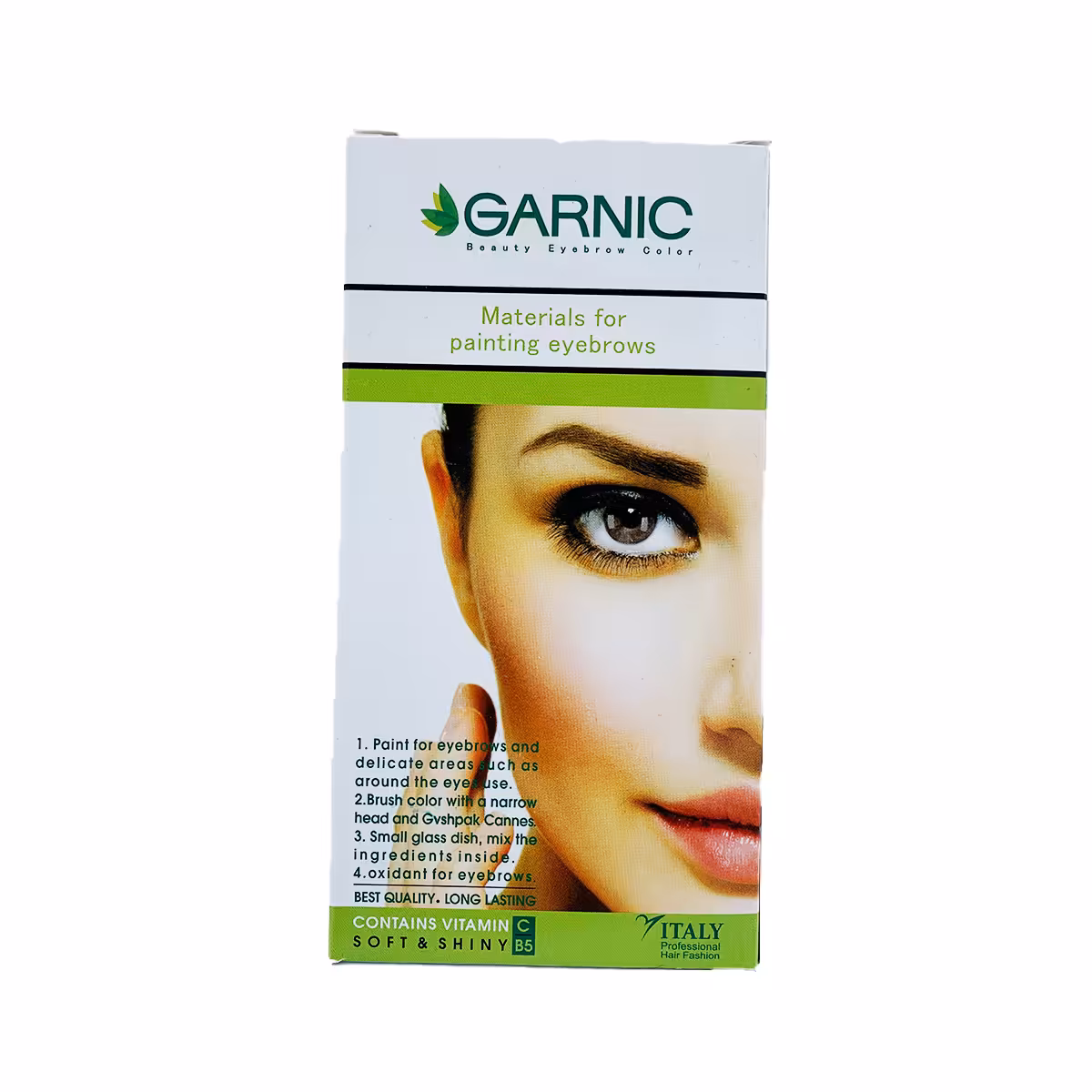 کیت رنگ ابرو گیاهی شماره GCH7 گارنیک