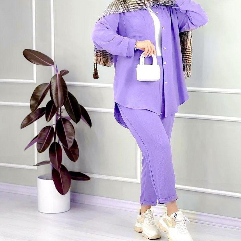 ست شومیز شلوار دلدار  آ