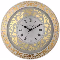 ساعت دیواری چوبی لوتوس کد WM-8800 رنگ WHITE