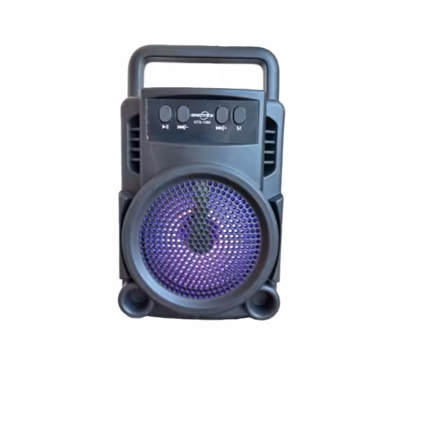 اسپیکر بلوتوثی مدل GTs_1360 همراه رقص نور  قابل حمل 