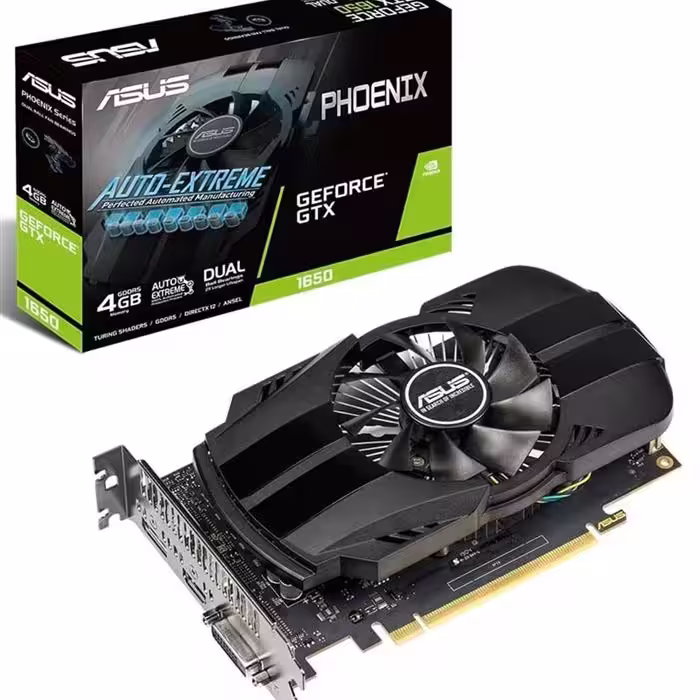کارت گرافیک ایسوس مدل PH-GTX1650-4G با حافظه 4 گیگابایت