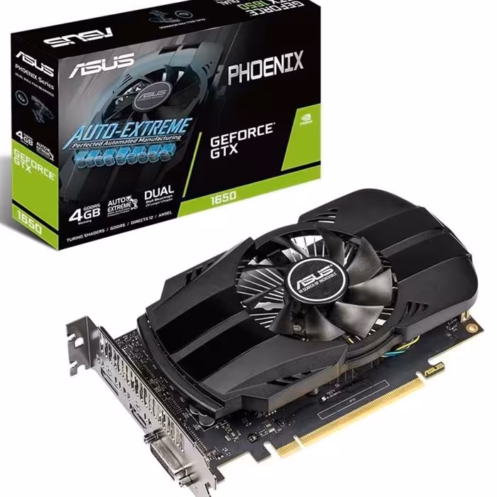 کارت گرافیک ایسوس مدل PH-GTX1650-4G با حافظه 4 گیگابایت