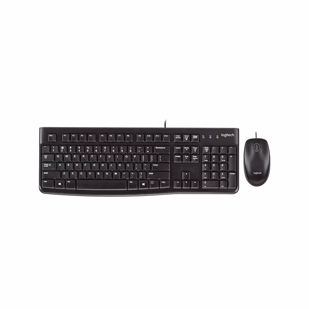 ماوس و کیبورد با سیم لاجیتک مدل MK120