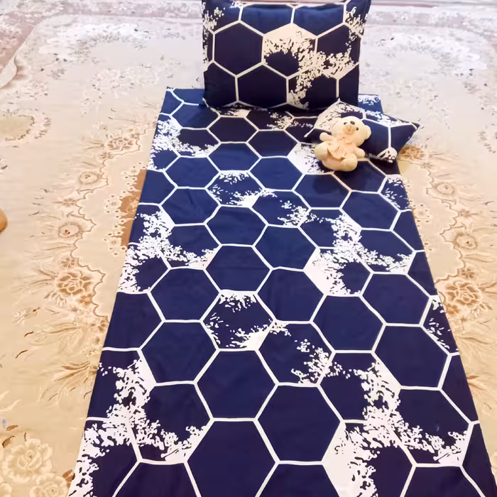 ست روتشکی وروبالشتی طرح لونه زنبوری