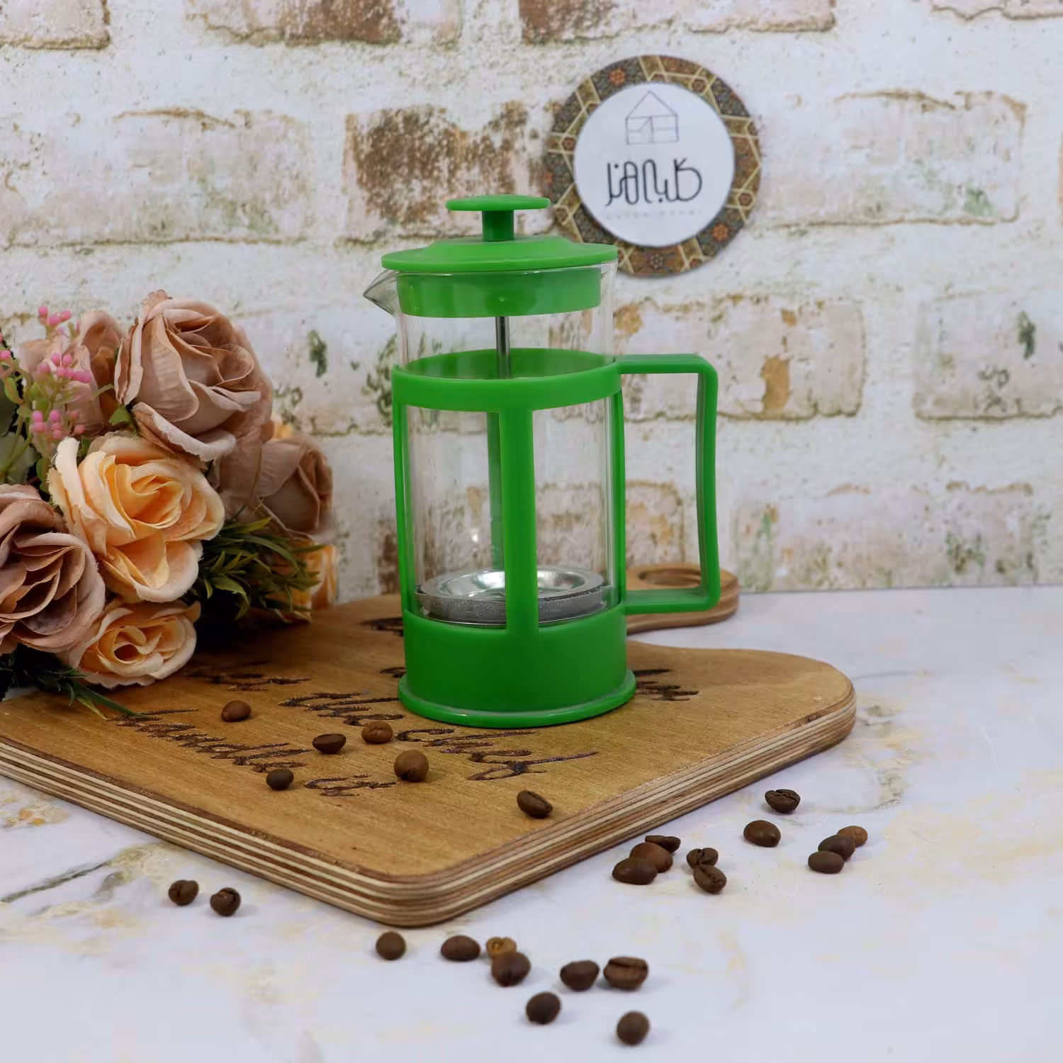 فرنچ پرس 350ml وارداتی سبز