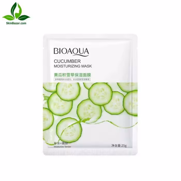 ماسک ورقه ای خیار بیوآکوا 🥒🥒🥒 کد : 325