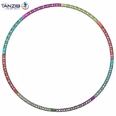 حلقه هولاهوپ بدن سازی مشبک تن زیب مدل 90139