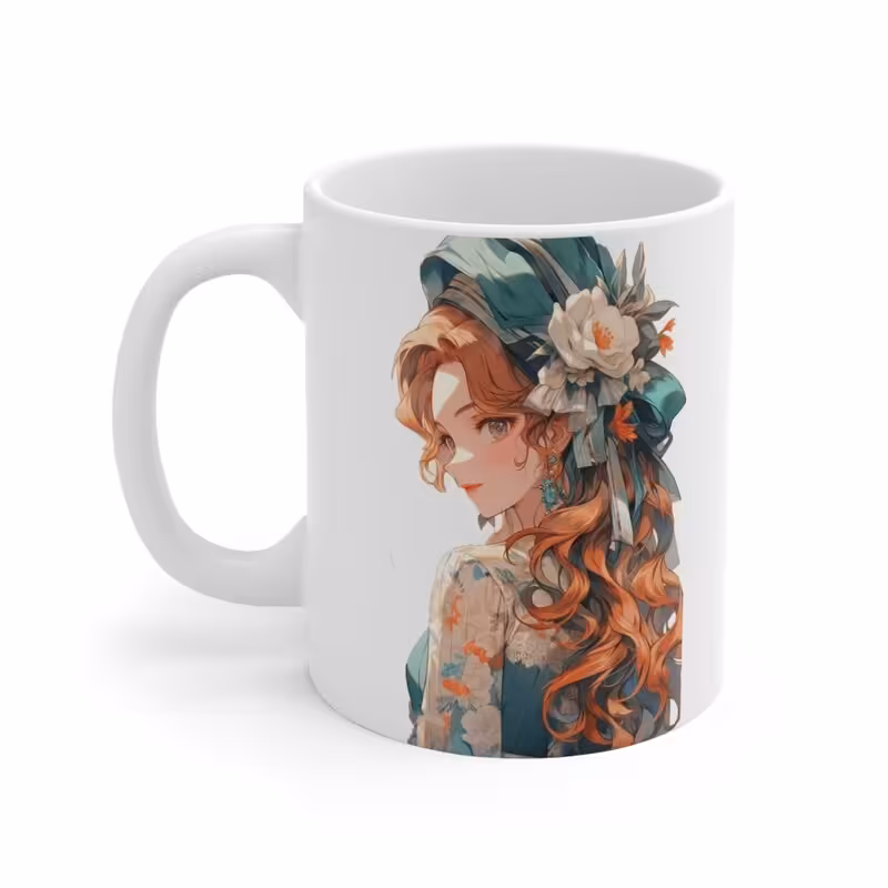 ماگ طرح انیمه دخترانه مدل NM2239