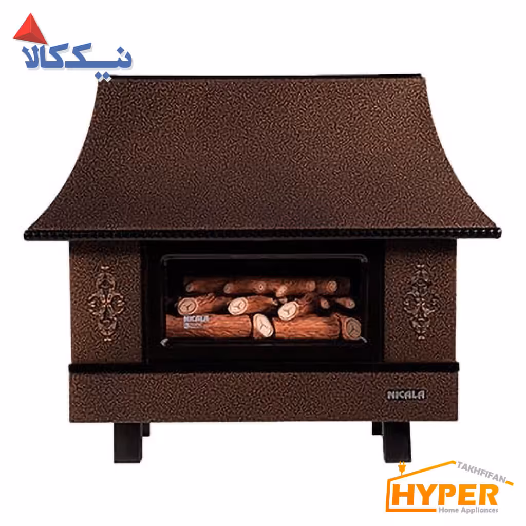 بخاری گازی شومینه ای نیک کالا MC22 مدل سیما