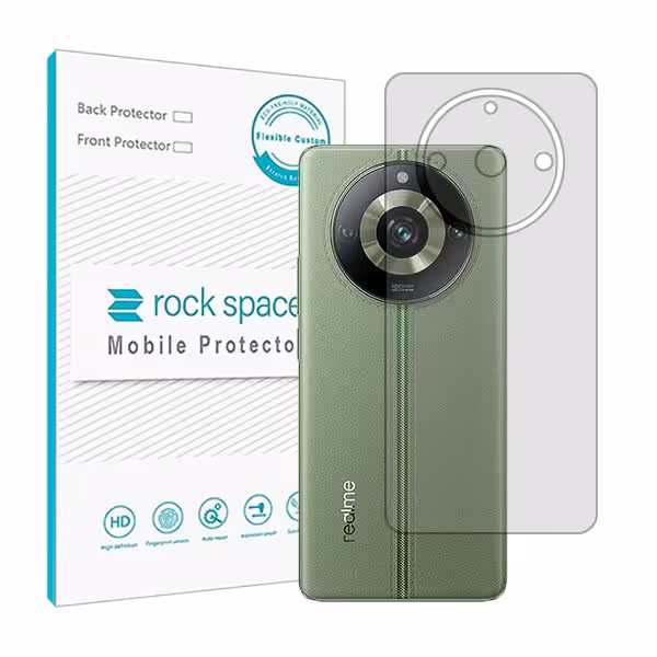 گلس محافظ پشت گوشی ریلمی 11 Pro مدل نانو هیدروژل شفاف برند راک اسپیس کد S