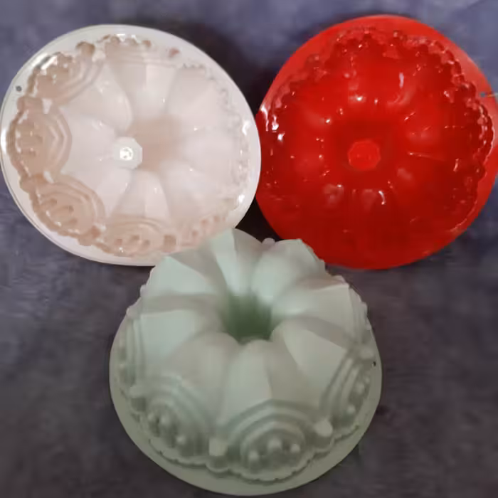 قالب ژله سیلیکونی ، سایز بزرگ ، موجود در دو طرح ،رنگ سبز پاستیلی و صورتی