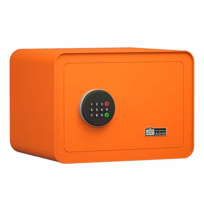 گاوصندوق خانگی الکترونیکی سدید مدل سیف باکس 350W رنگ نارنجی