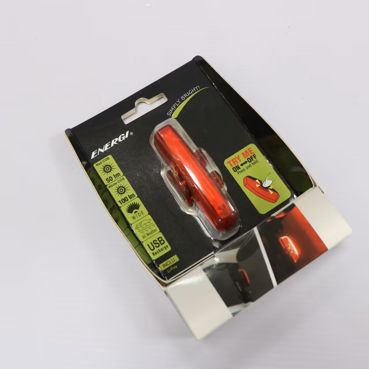 چراغ خطر عقب دوچرخه - انرژی EBL-024