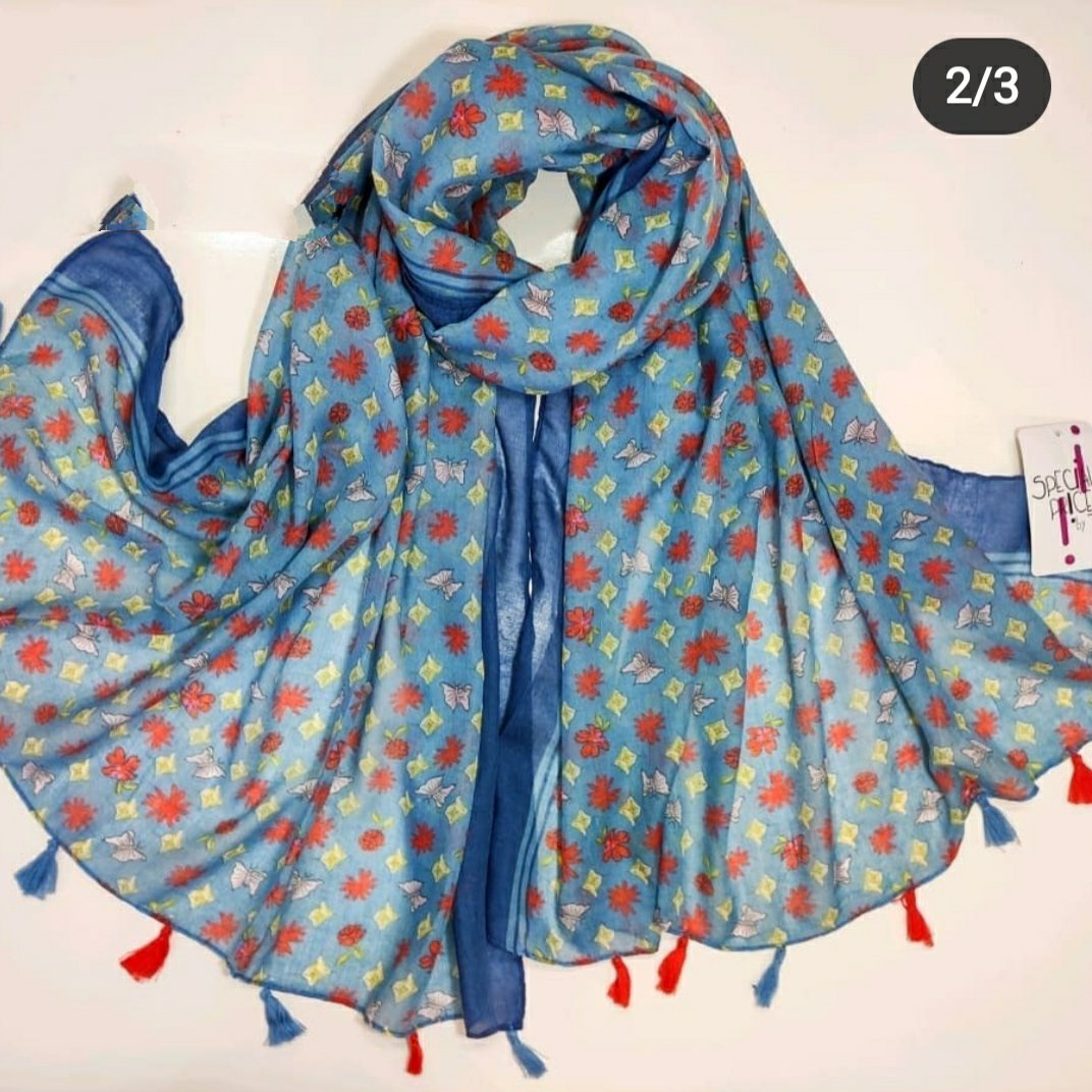 شال طرح شکوفه