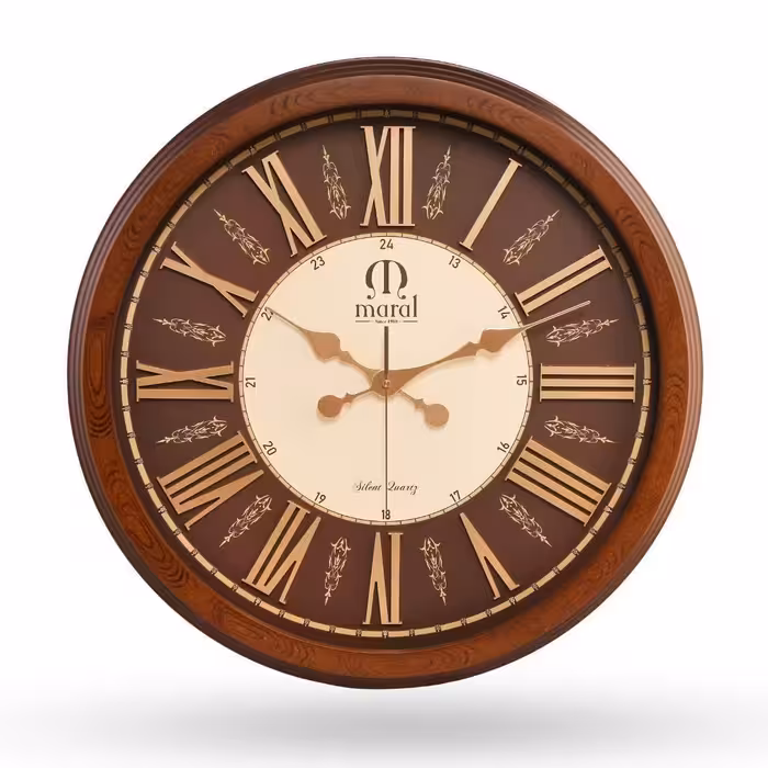 ساعت دیواری مارال مدل w603 چوبی