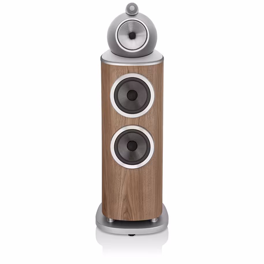 اسپیکر HIGH-END باورز اند ویلکینز Bowers &amp; Wilkins سری Diamond 800 مدل D4 802 رنگ Satin Walnut - Hiapple.ir