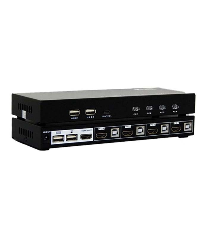 کی وی ام سوئیچ 4 پورت HDMI کی نت مدل K-SWKH404